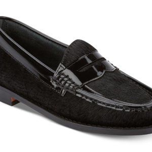 G.H. Bass & Co. Women's Weejuns Patent Leather & Calf Hair Penny Loafers